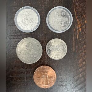Vintage Canadian Commemorative Token Lot